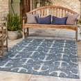 thumbnail image 5 of Outdoor Trisha Collection Area Rug Rust Red - 2'x6', 5 of 5