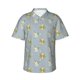 thumbnail image 1 of Fotbe Baby Elephant Giraffe Camisa Hawaiana para Hombre Unisex – Camisa Casual de Verano con Botones de Manga Corta de Algodón y Lino,3X-Large, 1 of 7