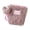 light pink, variant on Stylish Plush Print Vanity Bag Compacts Size For Skincare And Cosmetic Products Easy To Carry