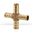 thumbnail image 6 of 10 Pcs Brass Hose Barb, Reducer Barbed Splicer Mender Joiner, 6 of 6