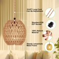 thumbnail image 3 of Lámpara colgante Maliralt de ratán Hanging Lamps con cable enchufable, 3 of 7