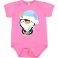 thumbnail image 3 of Inktastic Cute Christmas Penguin in Blue Hat Boys or Girls Baby Bodysuit, 3 of 5