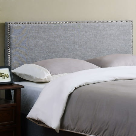 Mission Style Headboard - Mainstays Headboard with Nail Heads, Multiple Sizes and Colors