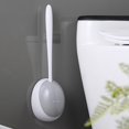 thumbnail image 4 of TPE Bristles Brush Household Cleaning Brush Flexible Bristles Brush Bathroom Accessories Grey, 4 of 8