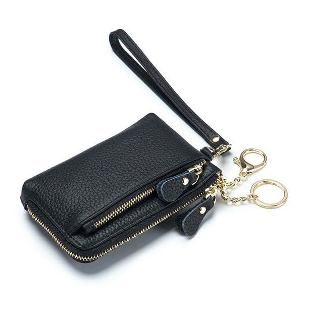 Minnieouse Cartera de tipo corto para mujer, de piel sintética INS, con cierre de cremallera, monedero, tarjetero, bolsa de transporte, regalo de Carteras Negro Minnieouse AP012102-01