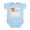 Sky Blue, variant on CafePress - Grilledcheesel Body Suit - Baby Light Bodysuit, Size Newborn - 24 Months
