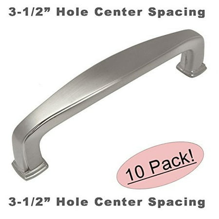 1/2' 64mm Cabinet Pull Satin Cosmas 4390SN Satin Nickel Modern Cabinet Hardware Handle Pull - 3-1/2