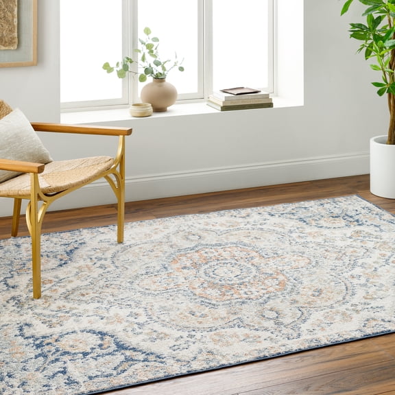 Artistic Wavers Elaziz Area Rug, 5'3" x 7'7", Light Gray/Blue