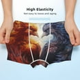 thumbnail image 3 of Yiaed Red And White Fire Bird Print Boys' Boxer Briefs Cotton Casual Stretch Comfort Boys Boxers - Kids Boxer Briefs Underwear for Boys (6-18)-XX-Small, 3 of 5