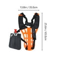 thumbnail image 2 of 1pc Adjustable Hay Mower Harness Strap Double Shoulder for Mower Trimmer, 2 of 9
