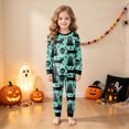 thumbnail image 5 of TOWED22 Kids Halloween Clothes for Boys Girls 2 Piece Toddler Pumpkin Clothes Cotton Kids Ghost Outfit Sleepwear Cotton Warm Winter Jammies(Green,7-8 Y), 5 of 9