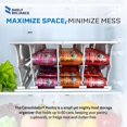 thumbnail image 3 of Shelf Reliance Cansolidator Pantry Plus - 1-Pack Can Organizer for Pantry, Stackable Soda Can Storage for Kitchen, Holds 60 Cans of Food or Soda, 3 of 6