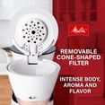 thumbnail image 2 of Cafetera Melitta Vision para 12 tazas 2.8L programable blanca, 2 of 8