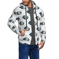 thumbnail image 3 of Zip Up Hoodies for Men - Blue swimming fish Long Sleeve Comfrt Men'S Fashion Hoodies & Sweatshirts, Jackets for Men Hoodies Pullover Clothing Clothes with Pouch, 3 of 5
