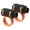 Orange black, variant on Gieenan Drum Hammer Grip Beginner Drumstick Trainer Drum Stick Control Clip Finger Rings