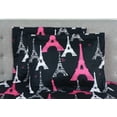 thumbnail image 4 of Your Zone 3 Piece Pink and Black Paris Comforter Set, Full/Queen, 4 of 5