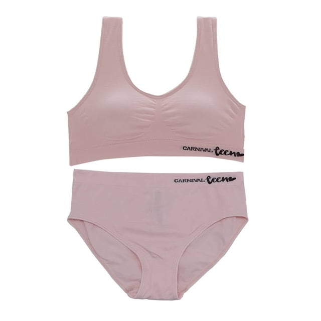 Coordinado Carnival Teen para Niña, Rosa Liso Talla 16