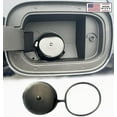 thumbnail image 3 of Tethered 2.5inch ID, Capless Gas Cap Dirt, Water & Dust Cover Compatible With Jeep, Dodge, , and Select Ford,  &  Models Capless Gas Cap Fuel Filler Nozzle Cover, 3 of 8