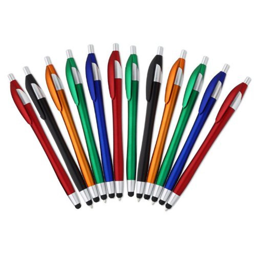 12 Pack Stylus with Ball Point Pen for Touchscreen Devices Walmart