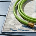 thumbnail image 6 of SAFAVIEH Sunrise Jane Floral Reversible Indoor/Outdoor Area Rug, Grey/Blue Ivory, 4' x 5'7", 6 of 9