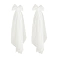 thumbnail image 2 of Tachiuwa 1 Pair Wedding Shoulder Veils Dresses Accessories Party Decor Short Bridal Veils White, 2 of 9