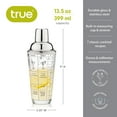 thumbnail image 4 of True Glass Cocktail Shaker with Recipes, Hosting Gifts, 13.5 oz, Set of 1, 4 of 9