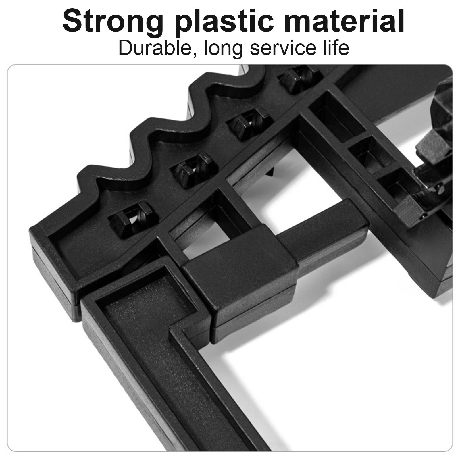 Opvise Golf Club Holder Clip with 9 Slots Adjustable Width Universal Easy Installation Golf Bag Stacker Organizer Golf Club Display Rack