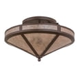 thumbnail image 5 of Meyda Tiffany 188406 Craftsman Prime 2 Light 22" Wide Semi-Flush Ceiling Fixture - Bronze, 5 of 5