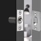 thumbnail image 4 of Door Ball Catch Hardware, 4 Pieces High Performance Copper Adjustable Ball Roller Shutter Door Lock with Stop Plate, Adjustable Cabinet Door - RIpj, 4 of 5