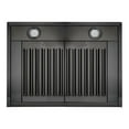 thumbnail image 3 of ZLINE BSKBNCF48 48 inch Black Stainless Steel Chimney Range Hood, 3 of 4