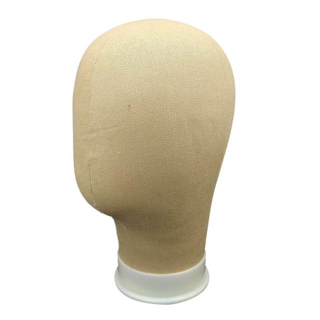 Xingzhi Canvas Block Head Manequin Head For Making Wigs Hats Styling Display 54cm