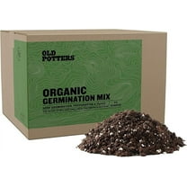 Germination Mix with Peat Moss, Fine Perlite & Vermiculite - Perfect for Seed Germination, Plugs, and Cutting Propagation - Balanced pH, Enhanced Drainage and Aeration, 24 Quarts.