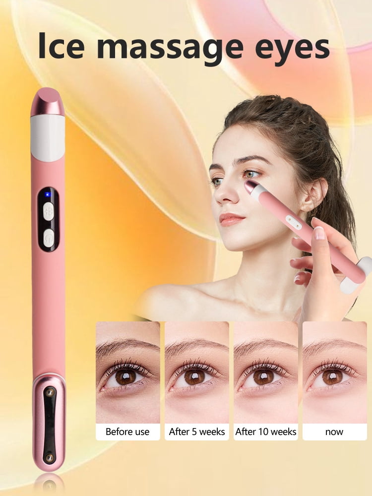 Red Light Therapy Wand, Body Beauty Wand, 7 Colors LED Facial Light Therapy Wand for Face and Neck Rejuvenation, Face Massager Eye Beauty Tool