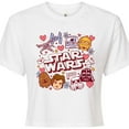 thumbnail image 3 of Star Wars - Valentine Logo Scribbly - Juniors Cropped Graphic T-Shirt, 3 of 5
