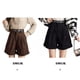 thumbnail image 4 of Qarigey Pantalones cortos para mujer, niñas, banquetes, senderismo, viajes, cintura alta, pantalones holgados, estilo informal, pantalones de Type3 NO3, 4 of 6