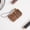 Brown5, variant on YAZHPA Super Mini Pocket Notebook Creative Cowhide Handmade Jewelry Notepad Multi Purpose Mini Leather Ledger Notebook
