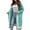 Mint Green, variant on Fgnfyis Women's Casual Hooded Long Cardigan Sweater for Autumn and Winter Warm Long Cardigan Sweaters for Women Khaki S