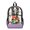 Frog Chef Cooking, variant on Astronaut Guitar Transparent PVC Bag Wear Resistant Large Capacity Backpack with Side Pockets PVC Polyester, Elementary Transparent Backpack
