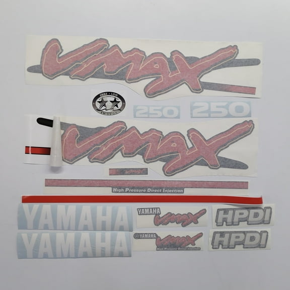 411 Decals Compatible Replacement for Yamaha 250 VMAX Outboard Decal (Sticker) Set
