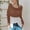 Coffee, variant on Ofreoo Women's Casual Solid Color Round Neck Long SleevePullover Solid Color Sweater Blouses Fall Tops for Women 2024 Deal of the Week