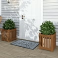 thumbnail image 3 of Furinno Tioman Hardwood Outdoor Lifestyle Flowerbox, Set of 2, 3 of 5