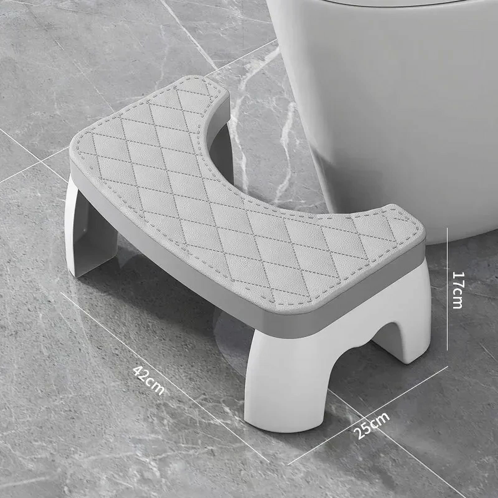 Bamboo Toilet Stool – 6.5 Inch Step Stool For Better Posture, Relieves Bloating & Intestinal Tension