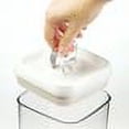 thumbnail image 3 of Ensemble de 4 Grands Contenants Carrés de Rangement pour Aliments, Contenants de Rangement en Plastique avec Couvercles, 3 of 6