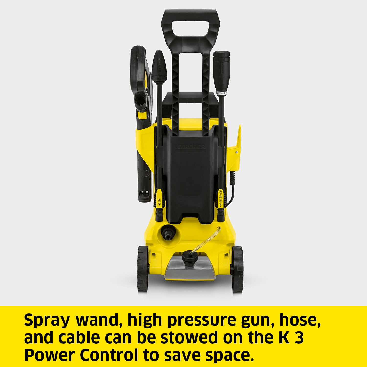 Karcher K3 Power Control. Pressure Washer, Max 2100 PSI, 26 ft. Hose, Spray Gun, 2 Spray Wands - 1.50 GPM