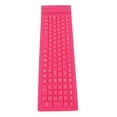 thumbnail image 1 of Foldable Silicone Silent Keyboard, Silicone Keyboard,108 Key Portable Soft Rubber Lightweight Waterproof Rollup Keyboard for Laptop PC Computer Travel Office Home, 1 of 7