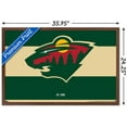 thumbnail image 3 of NHL Minnesota Wild - Logo 21 Wall Poster, 22.375" x 34", Framed, 3 of 3