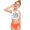 Orange, variant on WOLLED Mommy and Me Swimsuits Two Pieces Tankini Sets Tummy Control Bathing Suits Sleeveless Bikini Tank Top with Shorts Swimwear