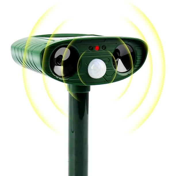 Ultrasonic Animal Repeller Solar Dog Chaser, Animal Deterrent with