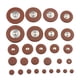 thumbnail image 1 of Yuarrent Almohadillas de saxofón, accesorios de Tenor de cuero de tono alto de gama media, piezas reemplazadas portátiles para principiantes, Accesorios para instrumentos musicales soprano/28uds, 1 of 6