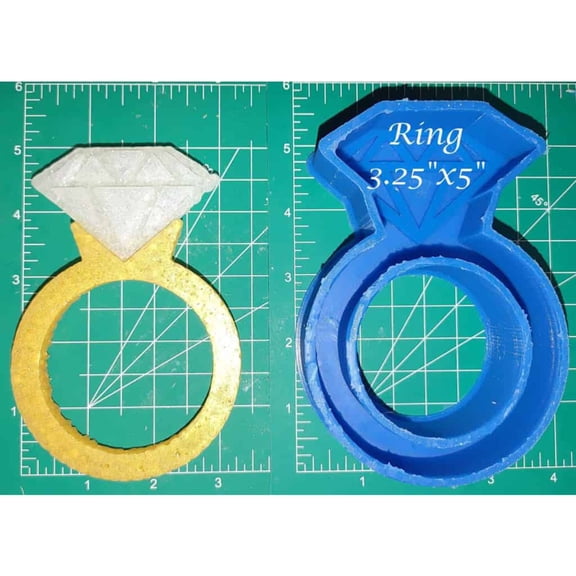 Diamond Ring Silicone Freshie Mold